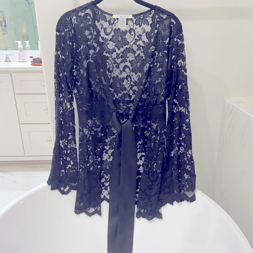 Cabi lace duster